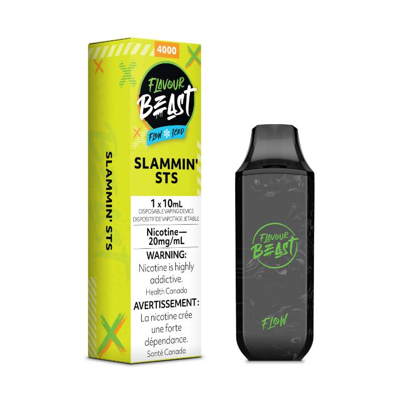 FLAVOUR BEAST 4000 PUFFS SLAMMIN' STS (SOUR SNAP)