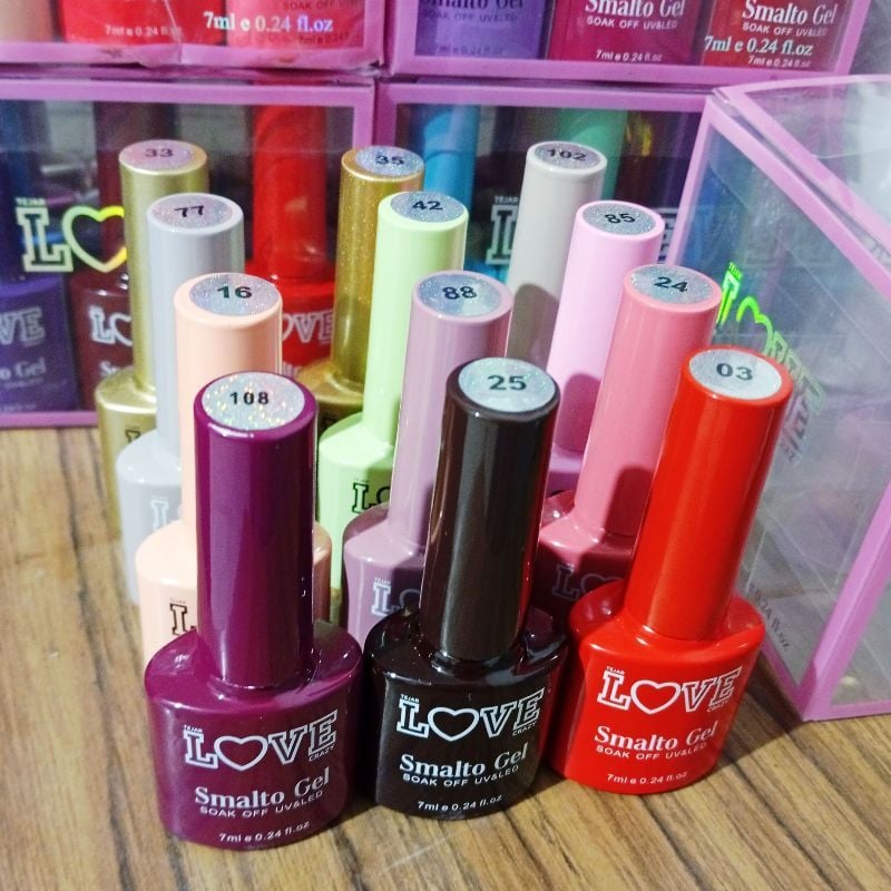 ESMALTES LOVE 7ML APROBADOS SERIE B