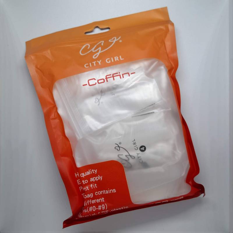 TIPS SOFT GEL COFFIN CITY GIRL 100PCS
