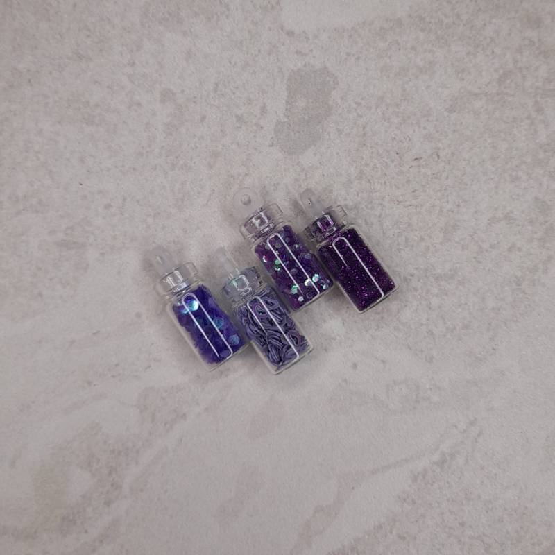 PACK GLITTER 4PCS 
VIOLETA