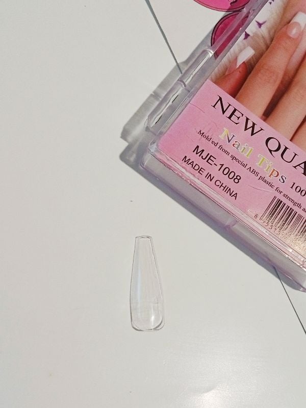 TIPS COFFIN LARGAS 100PCS
