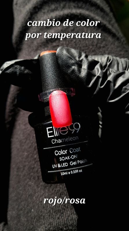 ESMALTE CAMBIO DE COLOR ELITE99 ROJO