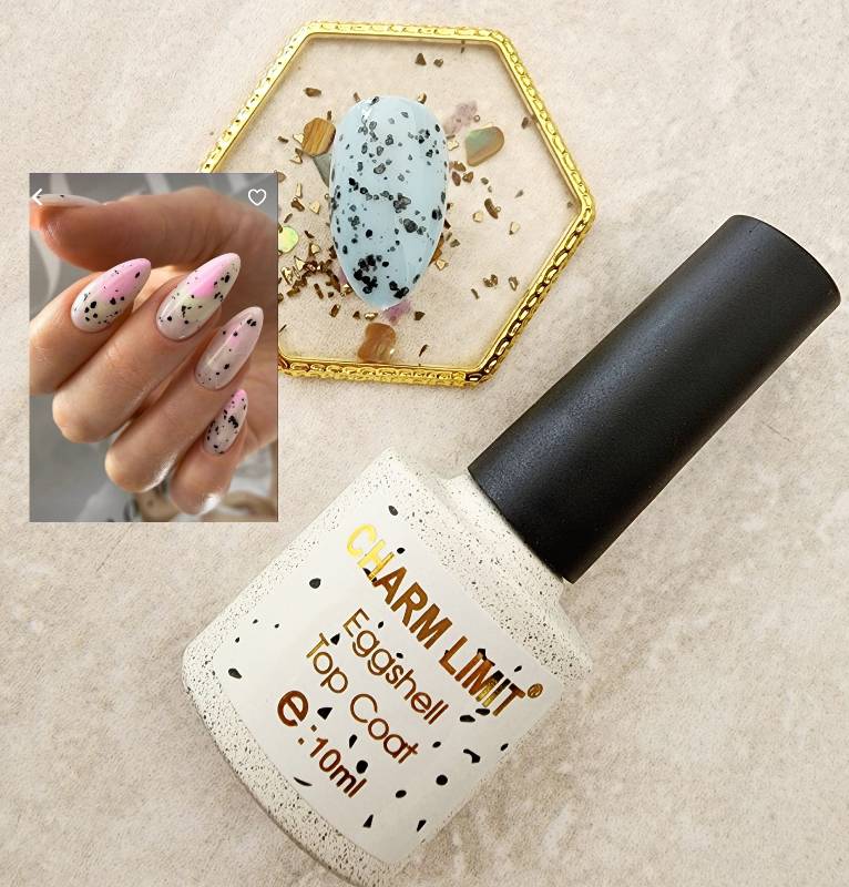 TOP COAT CHARM LIMIT 
EFECTO HUEVO