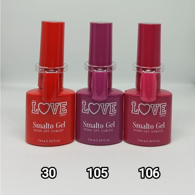 ESMALTES LOVE CRAZY 7ML  APROBADOS
