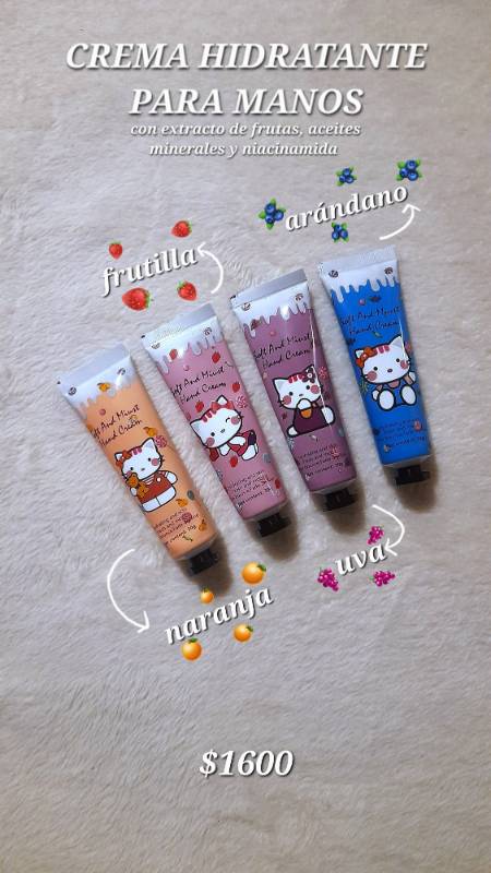 CREMA HUMECTANTE 
PARA MANOS KAWAII