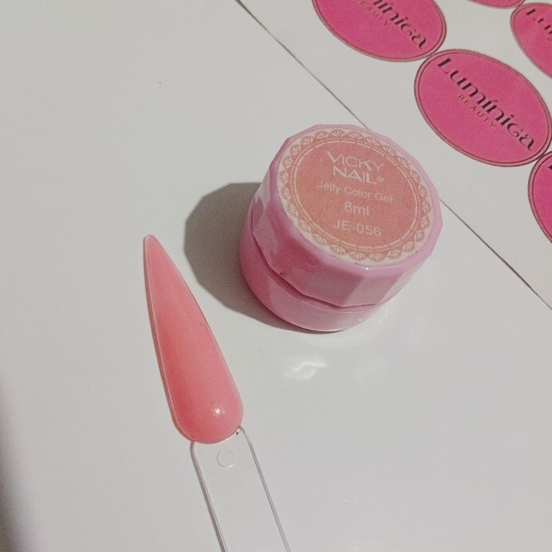 GEL ESMALTE VICKY NAIL ROSA