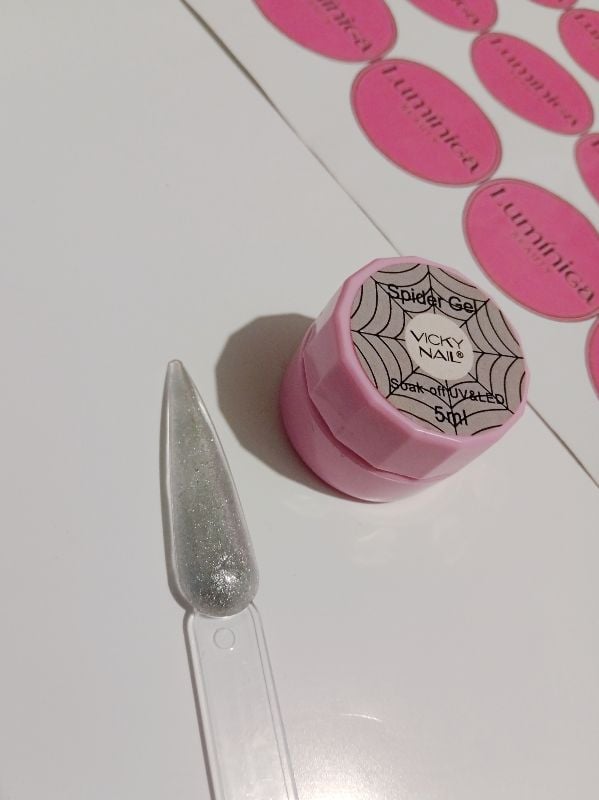 GEL SPIDER VICKY NAIL PLATA