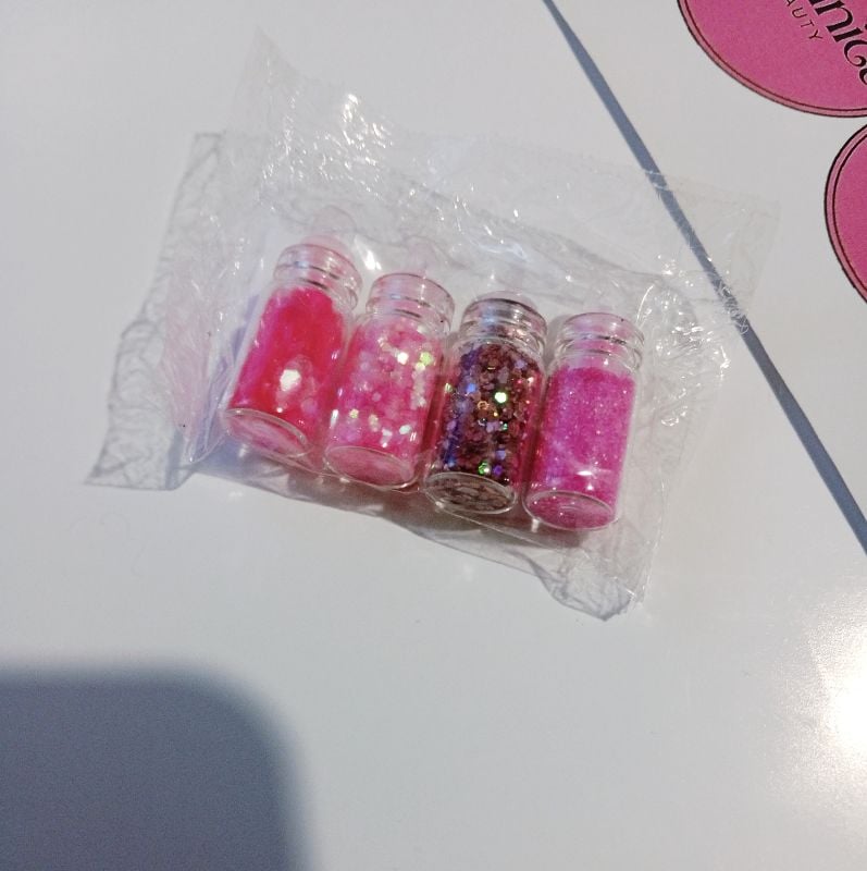 PACK GLITTER 4PCS ROSA