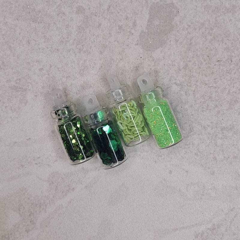 PACK GLITTER 4PCS 
VERDE