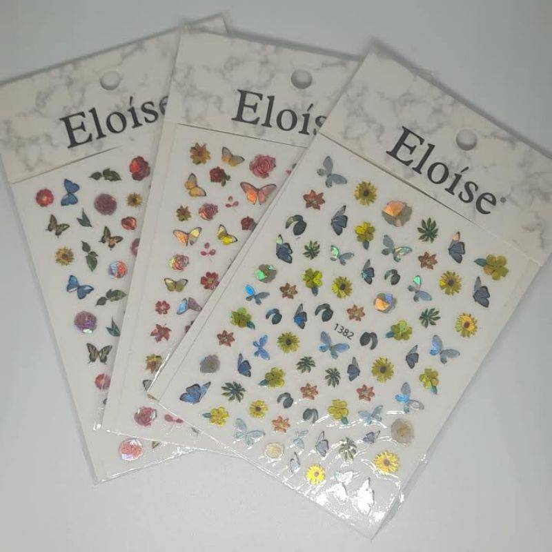 STICKER ELOÍSE MARIPOSAS 
Y NATURALEZA