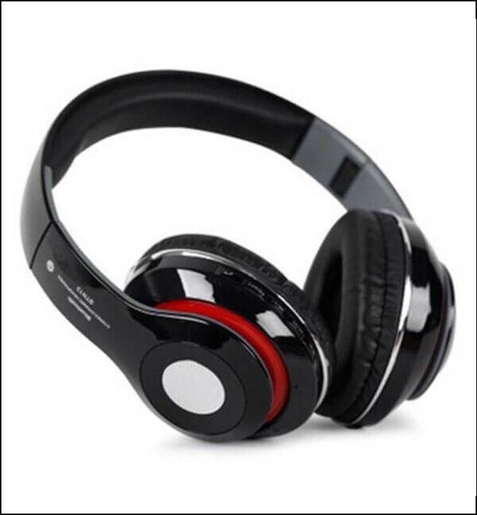 SLEEK BLACK BLUETOOTH HEADPHONES