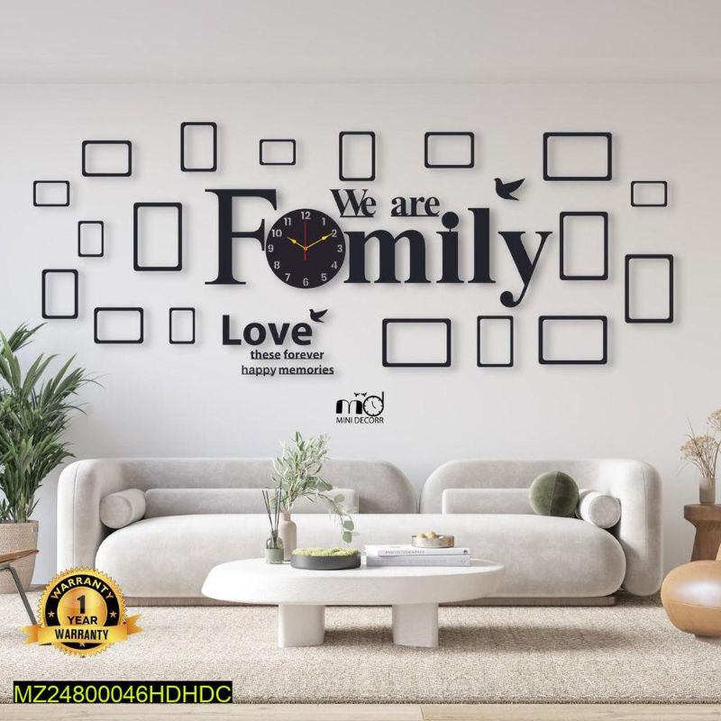 FAMILY WALL HANGING WITH FRAME