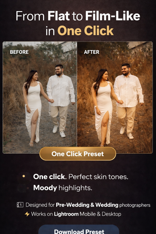 Pack 3 (Dream CI)
10 premium presets for Prewedding Special