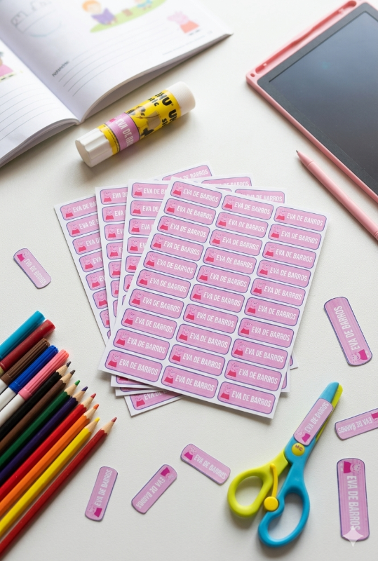 Etiquettes effets scolaires