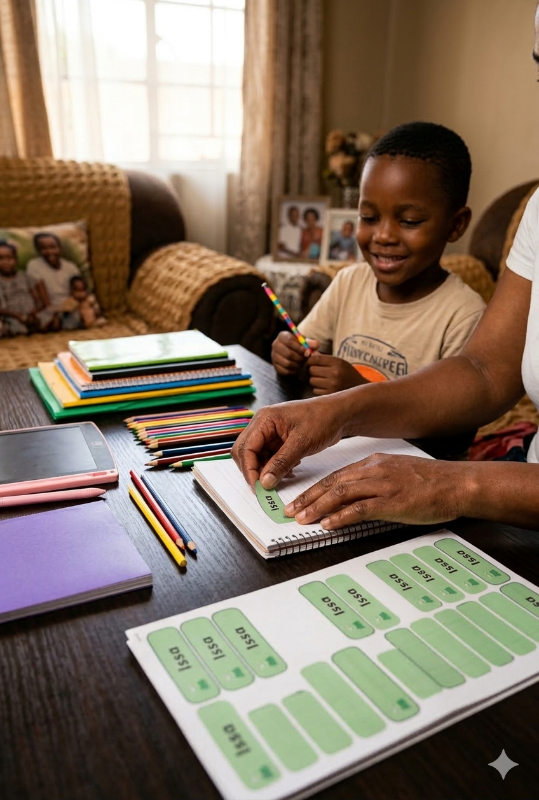 Etiquettes effets scolaires