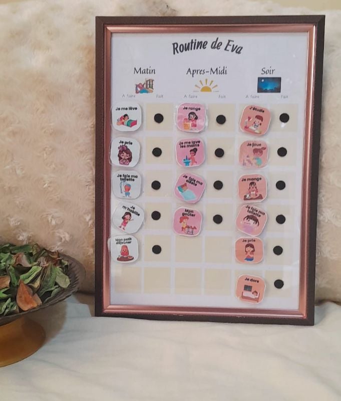 Tableau de Routine enfant
