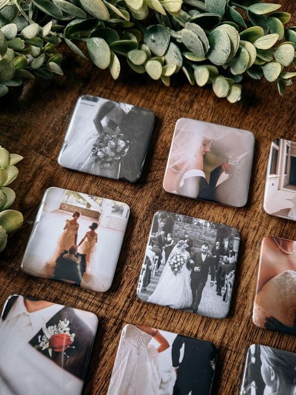 Pack 5 Photo Magnet  Aimanté (à pression)