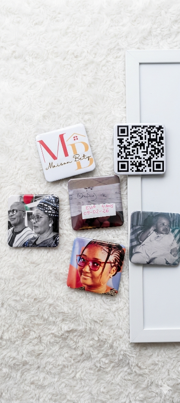 Photo Magnet Aimanté (à pression)