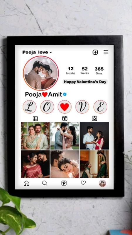 Tableau instagram Personnalisé