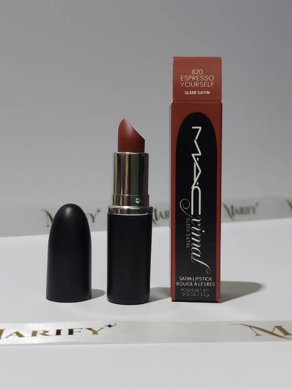 Macximal Sleek Satin Lipstick 820 Espresso Yourself