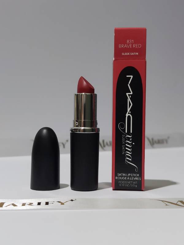 Macximal Sleek Satin Lipstick 831 Brave Red