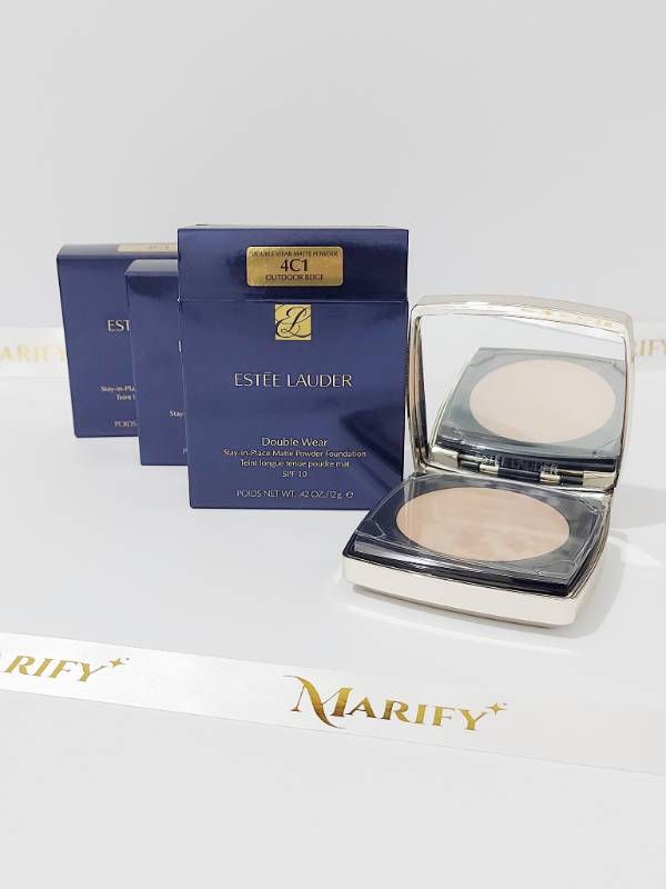 Estee Lauder Double Wear Stay In Place Matte Powder Foundation SPF 10 - 4C1 Outdoor Beige