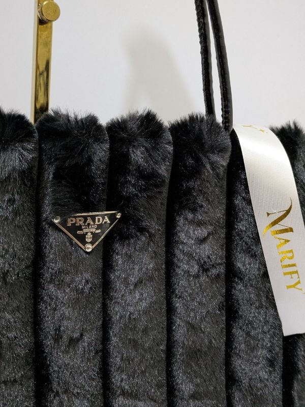 PRADA Uniform Soft Furry Handbag