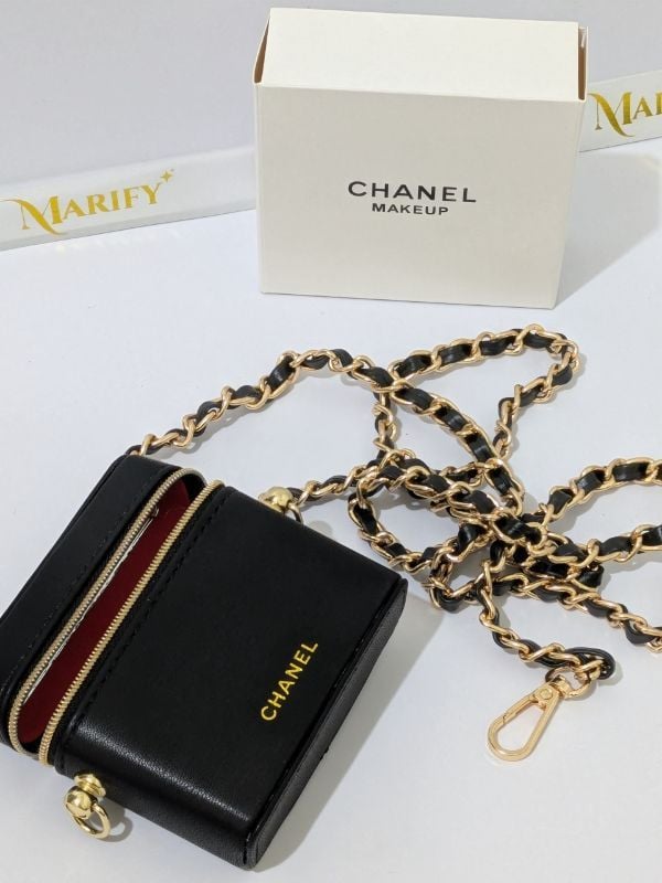 Chanel Novelty GWP Lipstick Bag/ Wallet on Chain