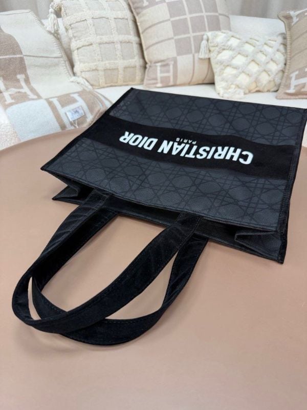 New Christian Dior Black Mesh Tote 2025