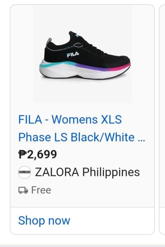 FILA Women XLS Phase LS Black/White
Complete inclusions: Box, replacement lace, tags