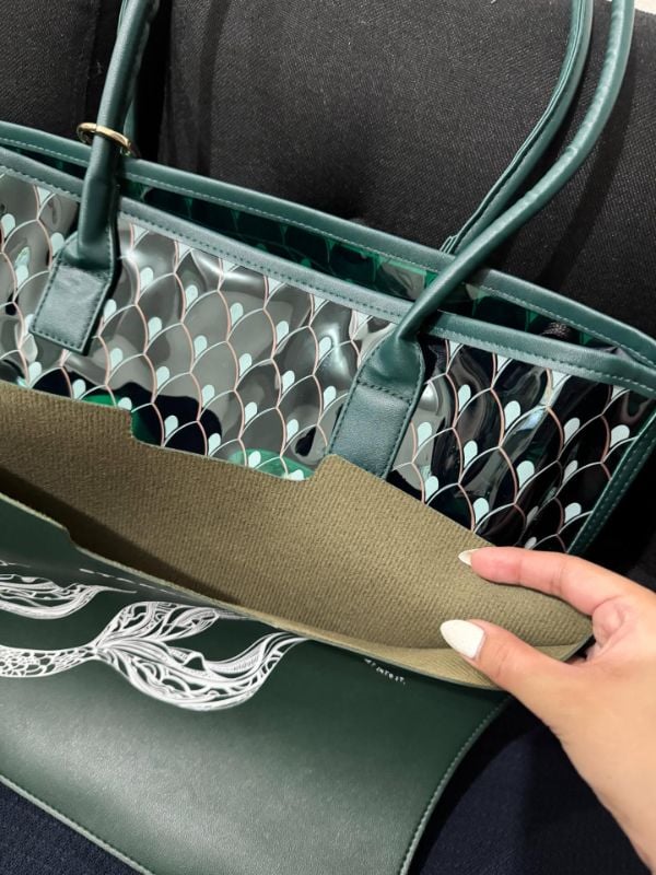 Starbucks Exclusive Jelly Tote w/laptop sleeve