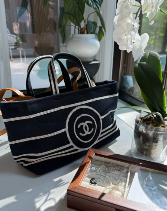 Chanel 2way Denim Shoulder Tote Bag