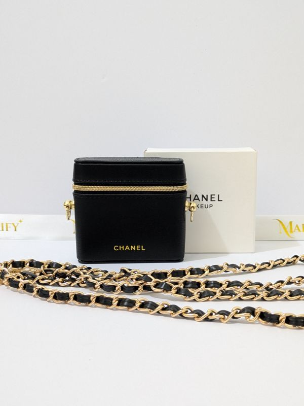 Chanel Novelty GWP Lipstick Bag/ Wallet on Chain