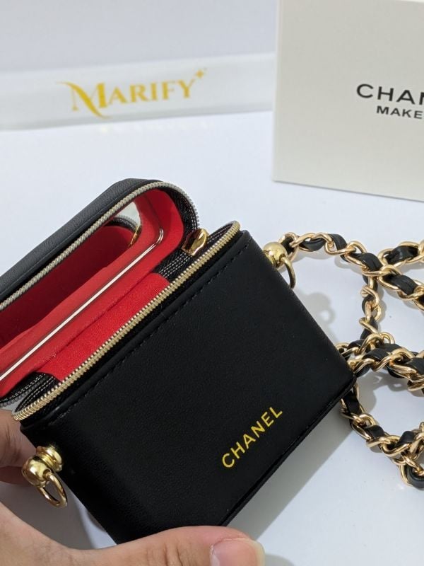 Chanel Novelty GWP Lipstick Bag/ Wallet on Chain