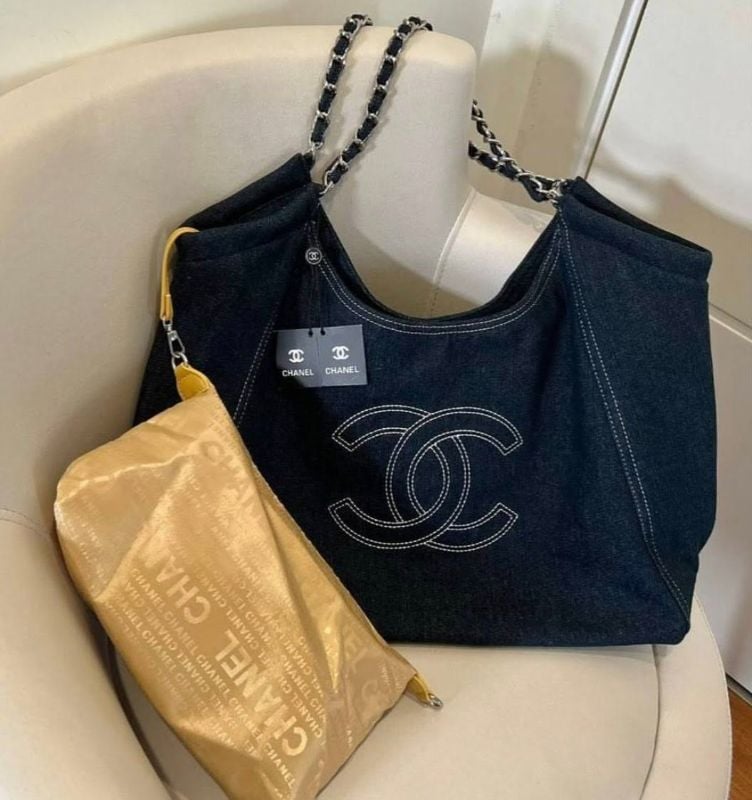 CC Denim Travel Bag