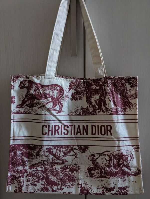 Christian Dioriviera tote bag Red (Canvas)