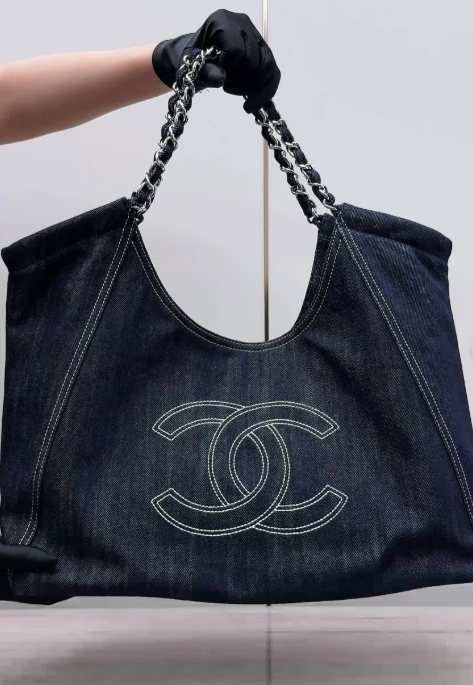 CC Denim Travel Bag