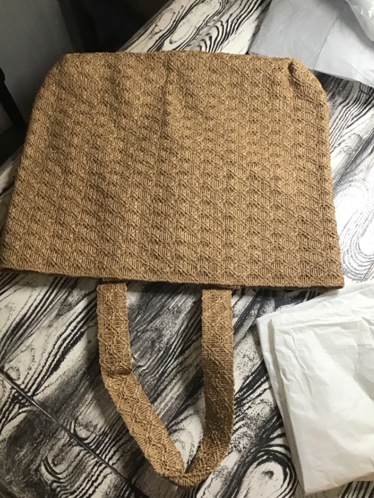 Dior Parfums Collection Woven Exclusive Tote Bag