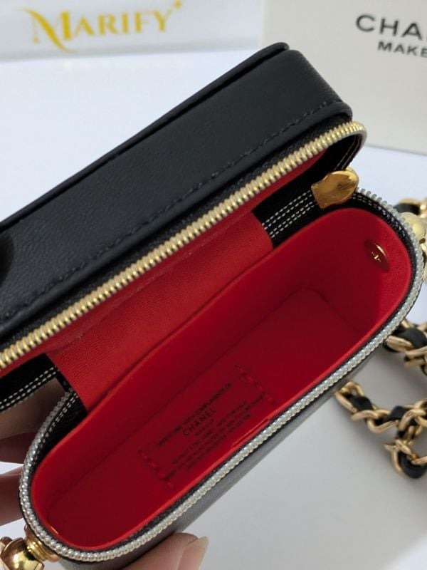 Chanel Novelty GWP Lipstick Bag/ Wallet on Chain