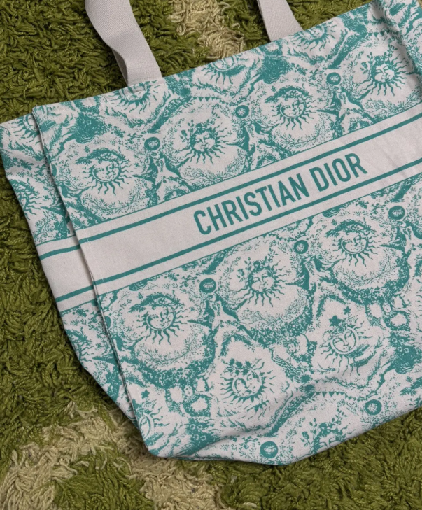 Christian Dioriviera tote bag Green (Canvas)