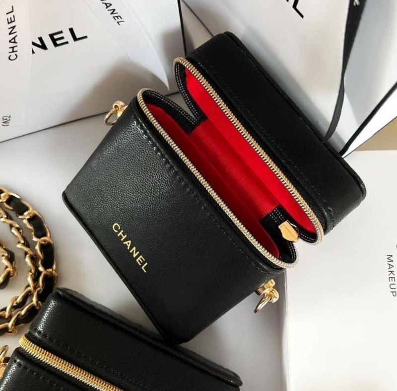 Chanel Novelty GWP Lipstick Bag/ Wallet on Chain