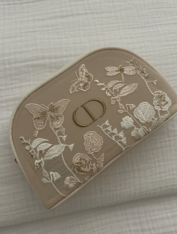 Dior Embroidery Pouch