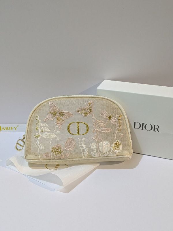 Dior Embroidery Pouch