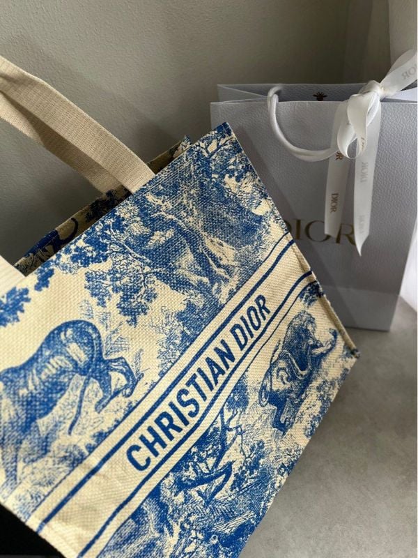 Christian Dioriviera tote bag Blue