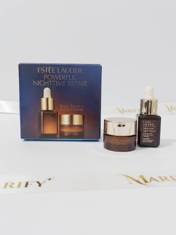 Estee Lauder Powerful nighttime repair (ANR repair serum+eye gel creme)