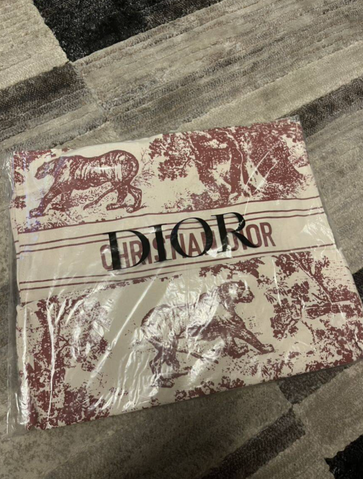 Christian Dioriviera tote bag Red (Canvas)