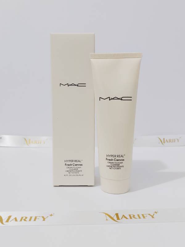 MAC Hyper Real Fresh Canvas Cream-To-Foam Cleanser 125 ml