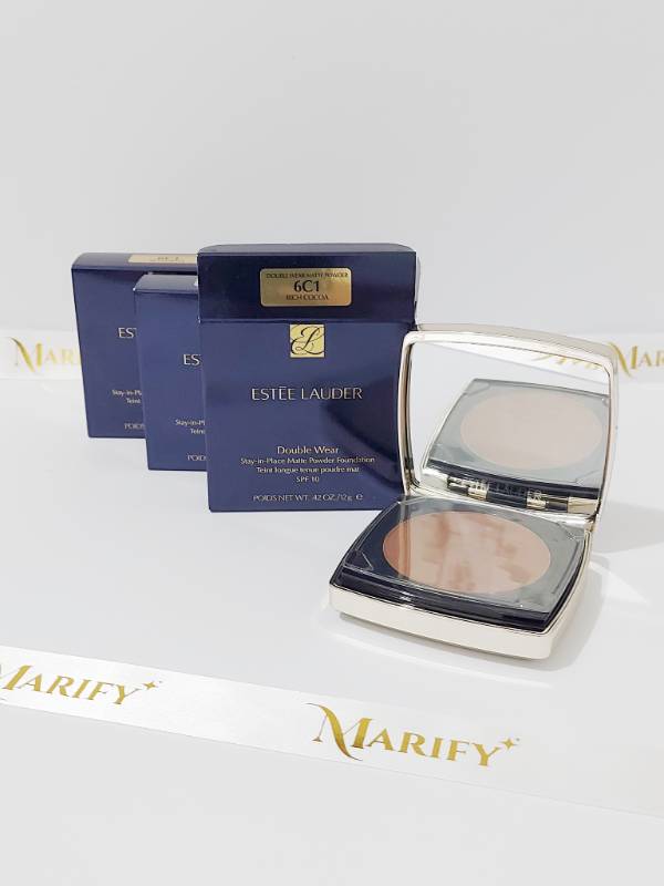 Estee Lauder Double Wear Stay In Place Matte Powder Foundation SPF 10 - 6C1 Rich Cocoa
