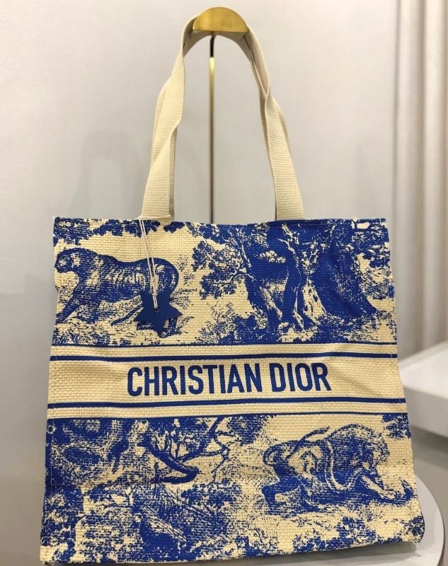 Christian Dioriviera tote bag Blue