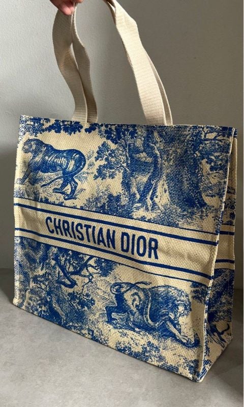Christian Dioriviera tote bag Blue